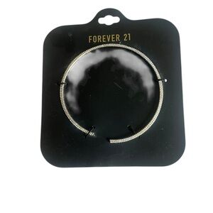 Forever 21 Silver Rhinestone Necklace